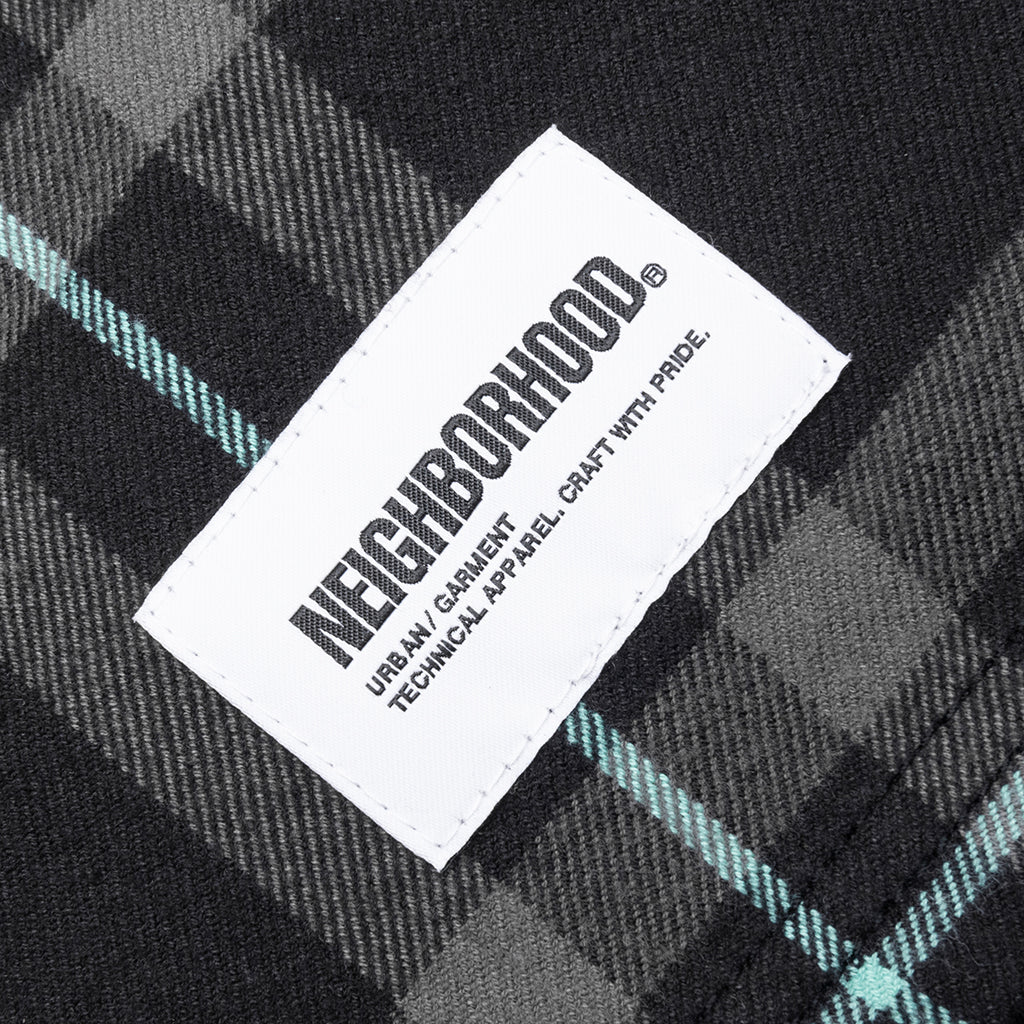 Tartan Check Shirt LS Black