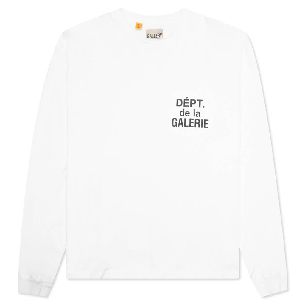 De La Galerie L S Pocket Tee White