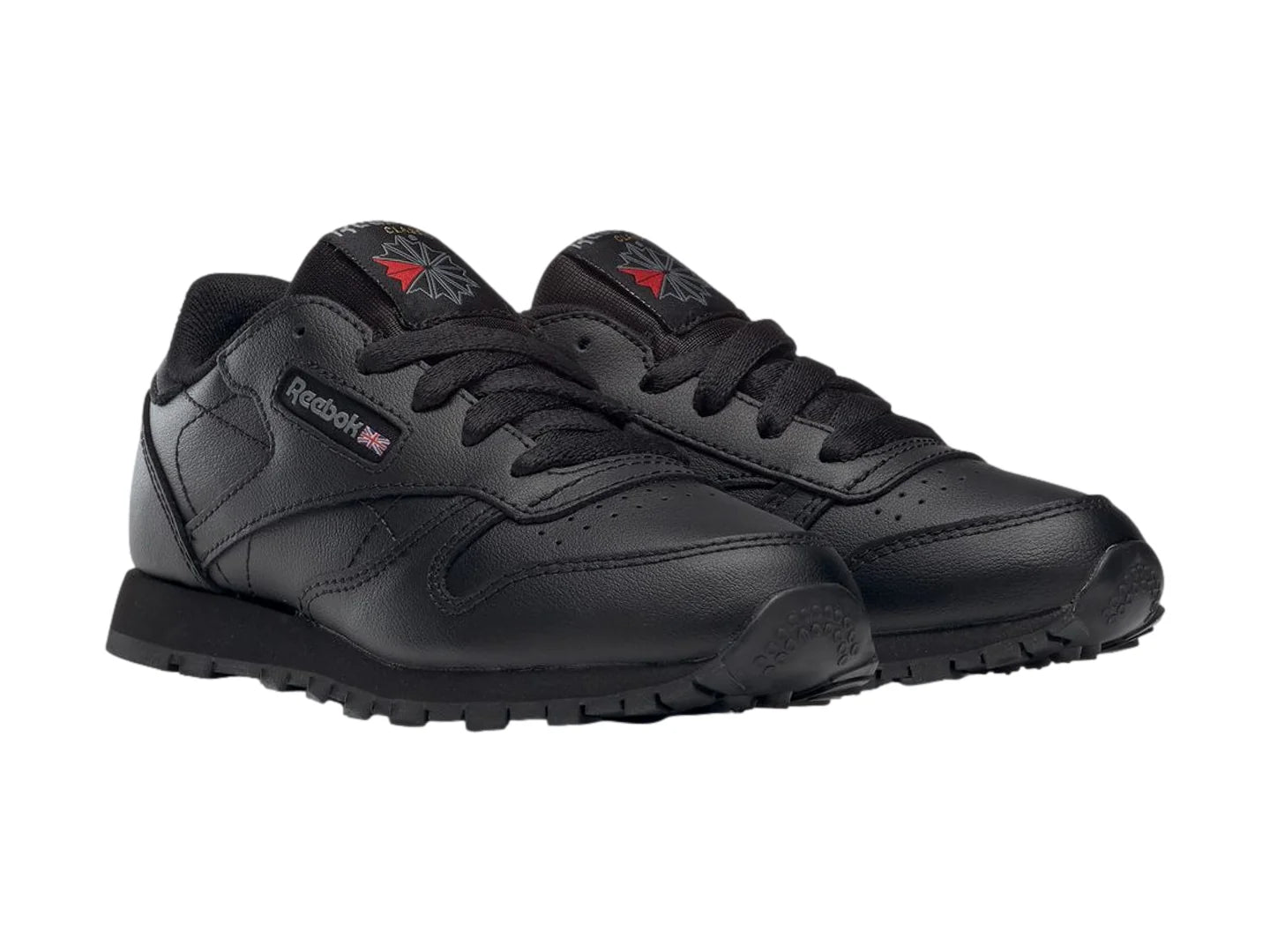Tenis Reebok Classic Leather Negro para Niño