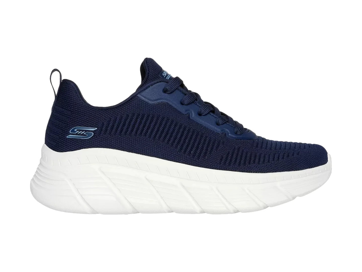 Tenis Skechers BOBS B Flex Hi Azul Marino para Mujer