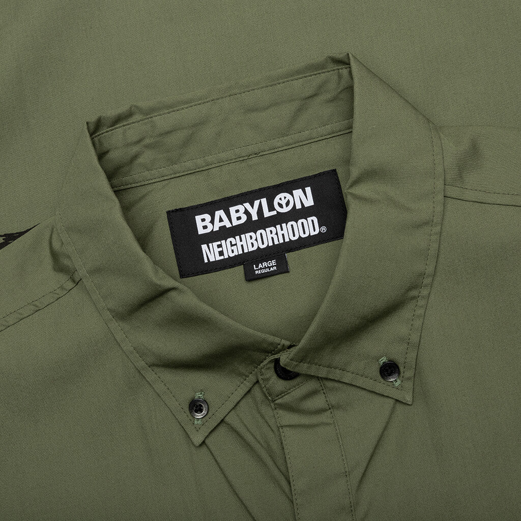 Neighborhood x Babylon BD Shirt SS 2 Olive Drab