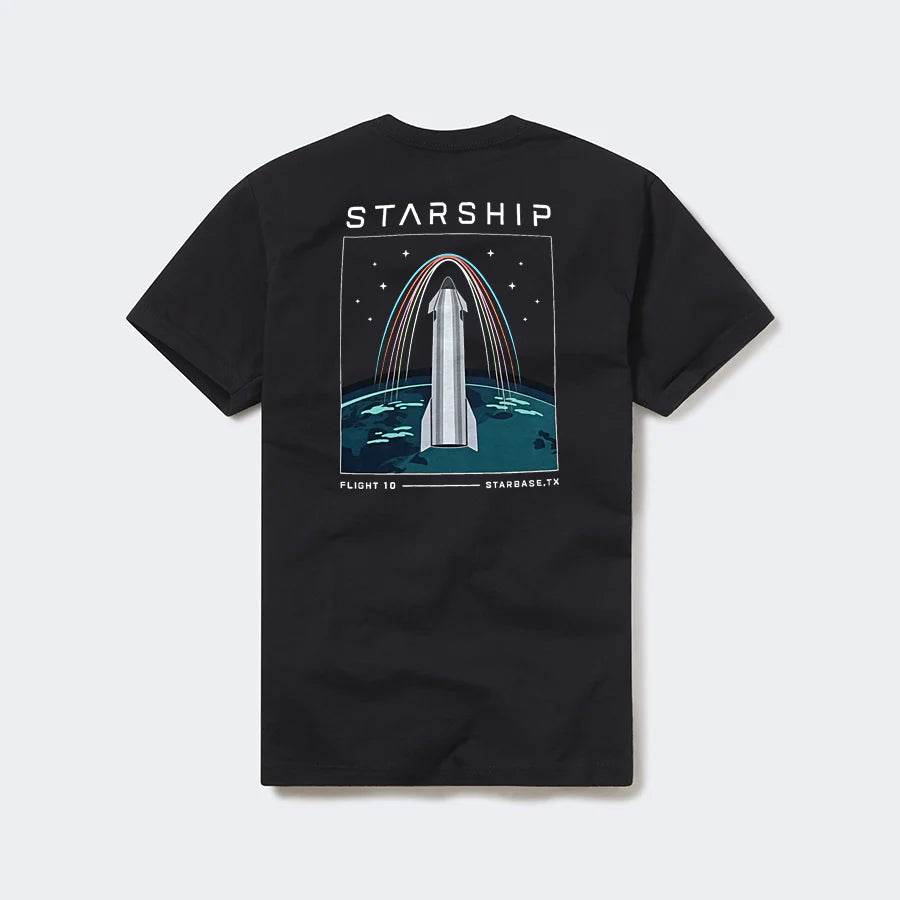 Unisex Starship Flight 10 T Shirt