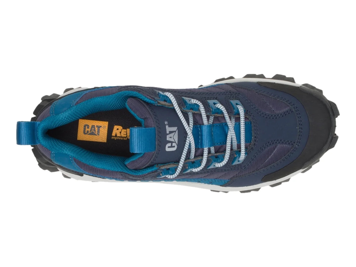 Tenis Caterpillar Sport Nubuck Azul y Gris para Hombre