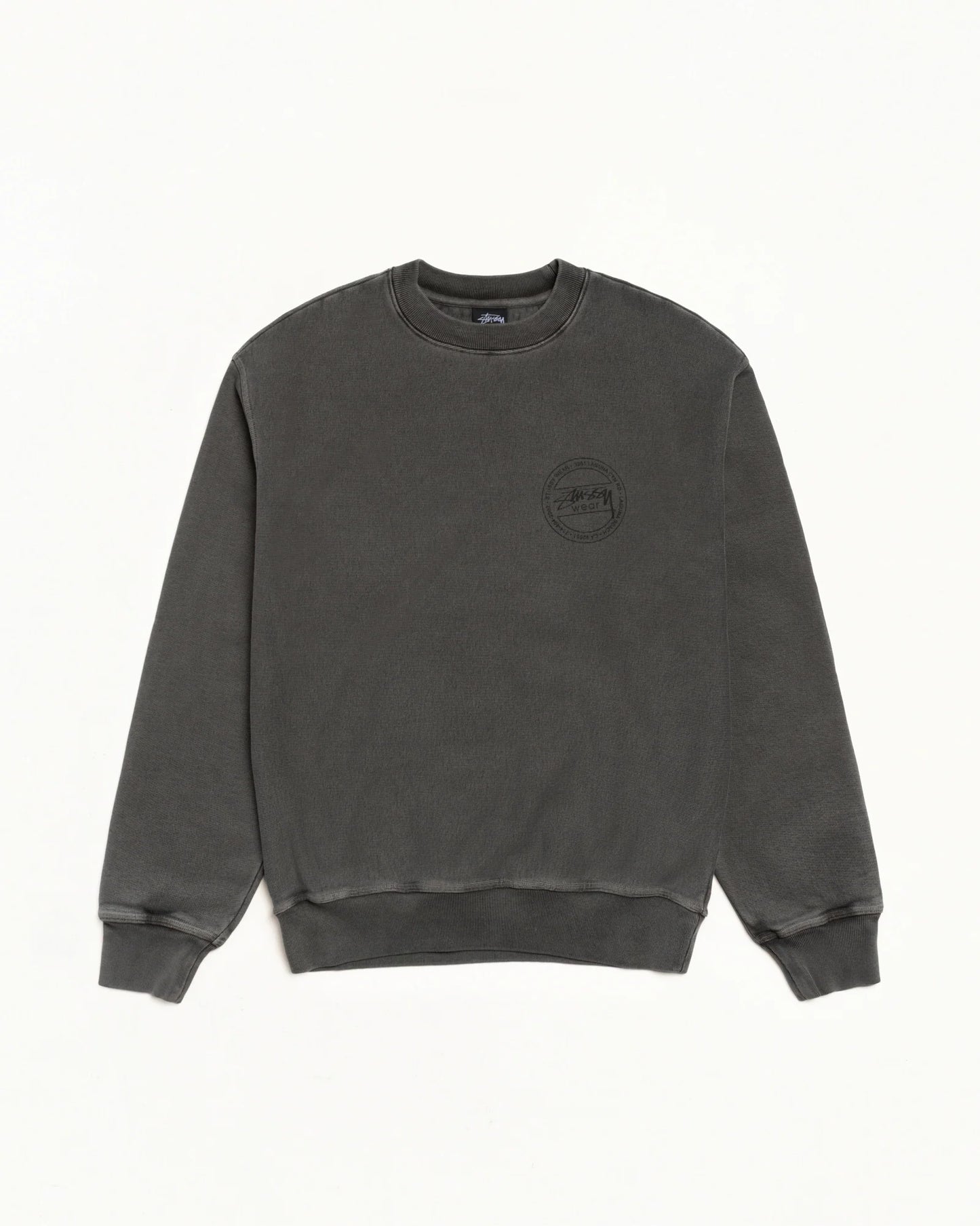 STÜSSY WEAR CREW PIGMENT DYED