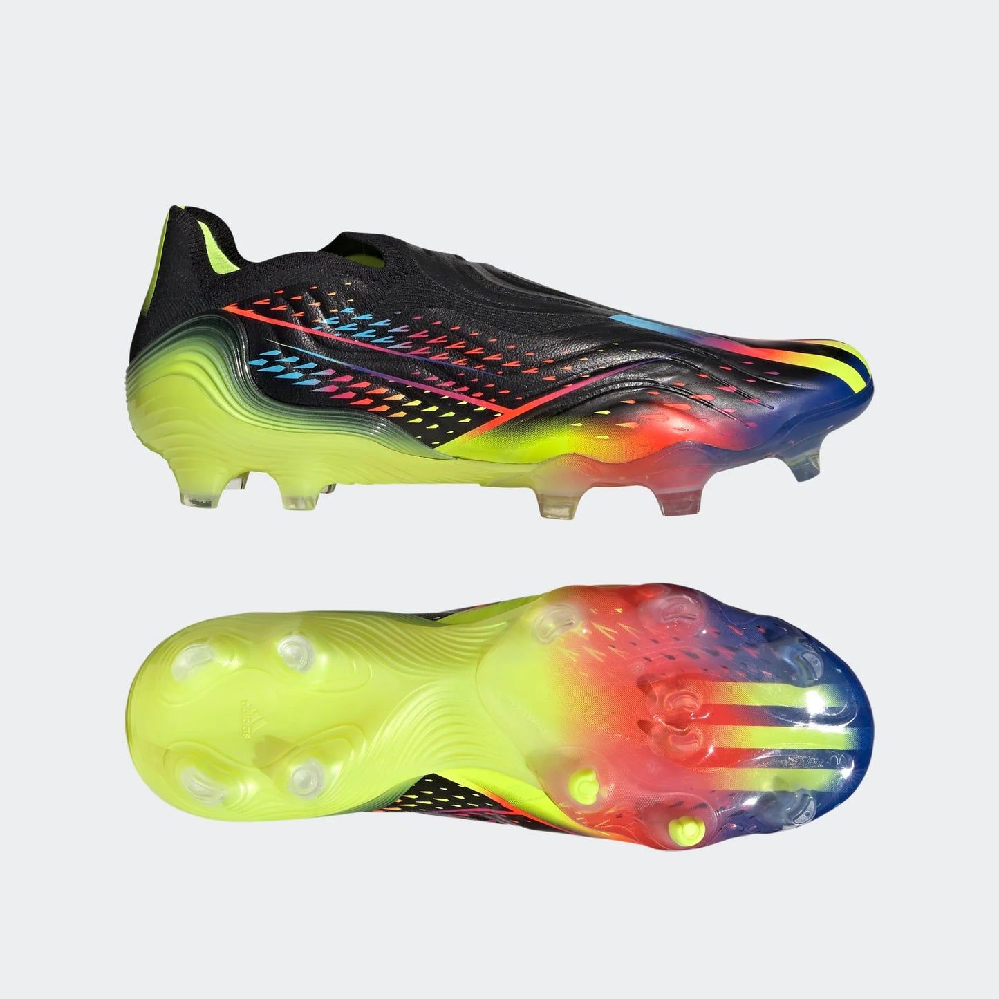 adidas Copa Sense FG Black Cyan Yel