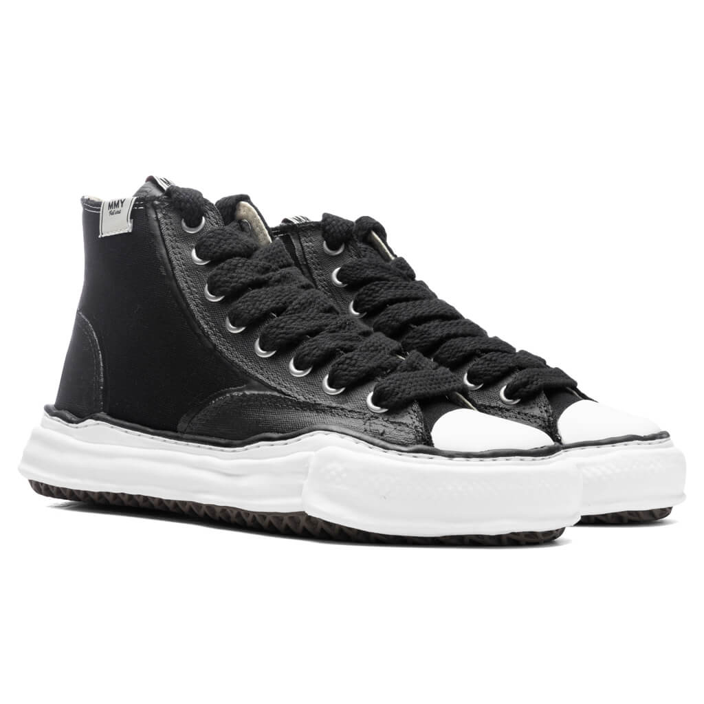 Peterson High OG Sole Rubber Painted Canvas Sneaker Black