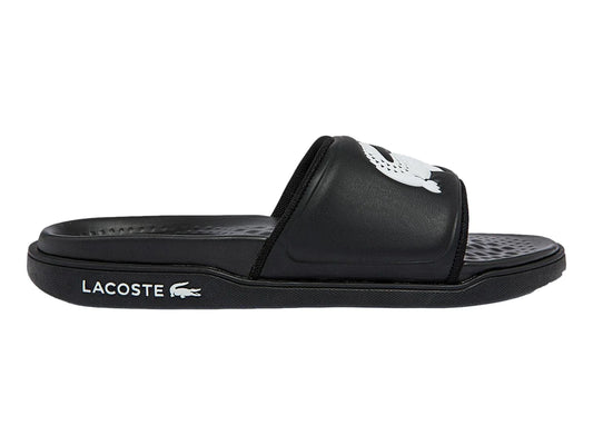 Sandalias Lacoste Croco Dualiste Negro y Blanco para Mujer