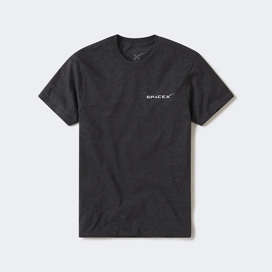 Mens Crew Dragon Schematic T Shirt