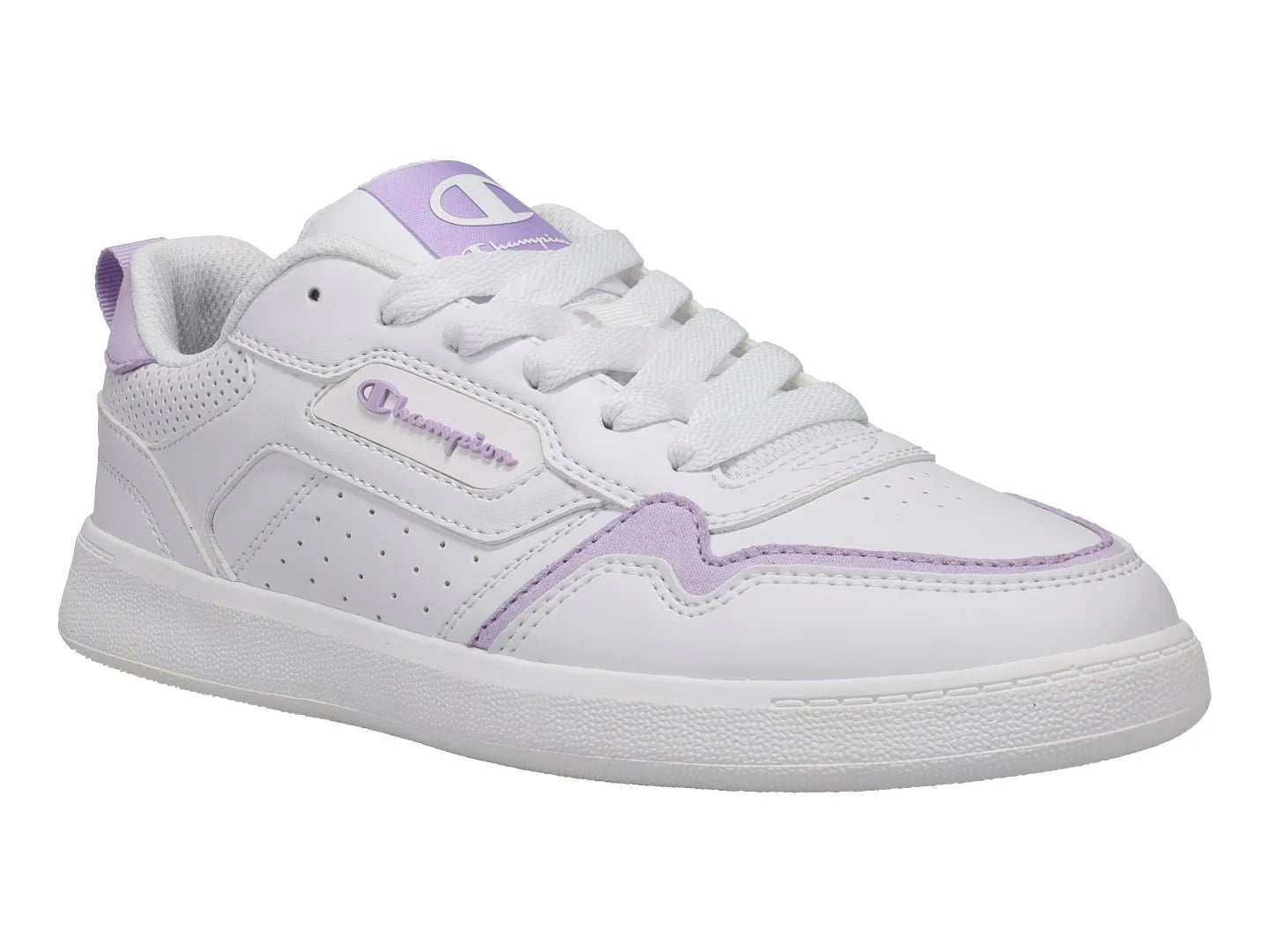 Tenis Champion Lore Blanco con Lila para Mujer