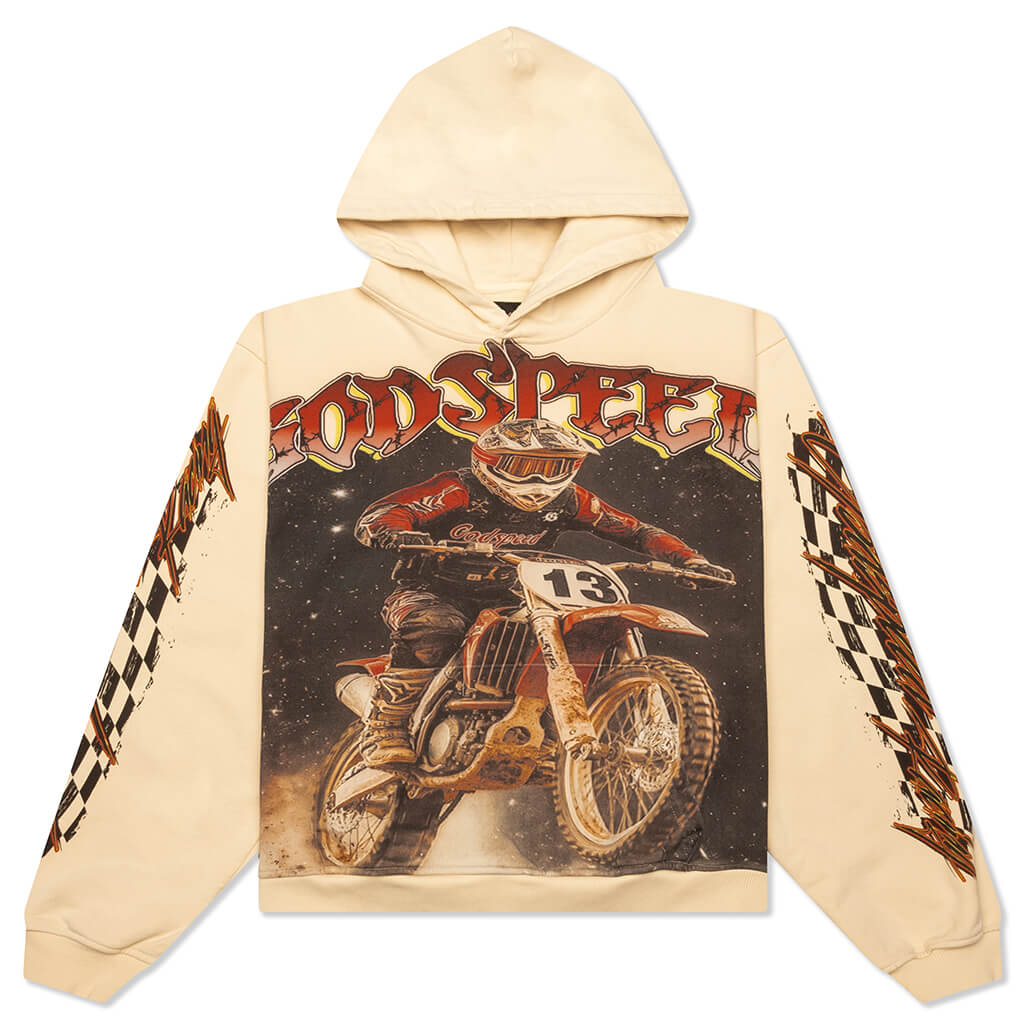 Motocross Hoodie Bone
