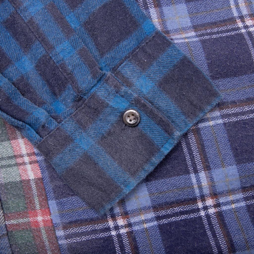 Flannel Shirt 7 Cuts Reflection Shirt Assorted