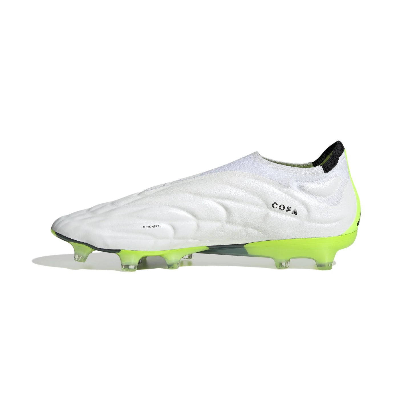 adidas Copa Pure FG Firm Ground Soccer Cleats White Black Lucid Lemon