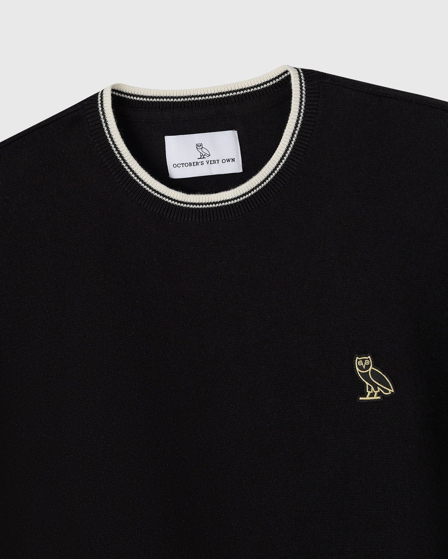 Classic Owl Sweater Tee Black
