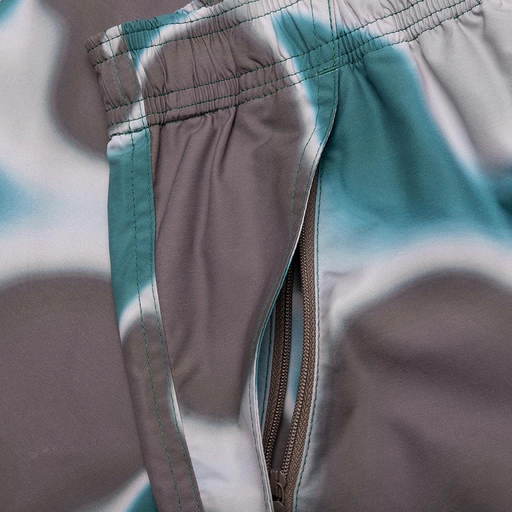 Liquid Camo One Point Beach Shorts Olive Drab