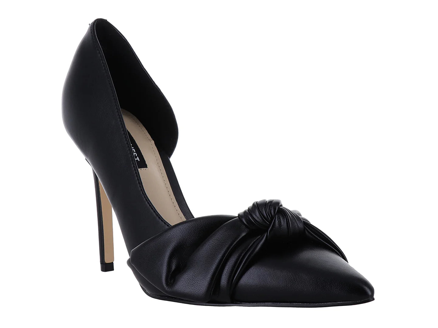 Zapatillas Nine West Tacón de Aguja Negro para Mujer