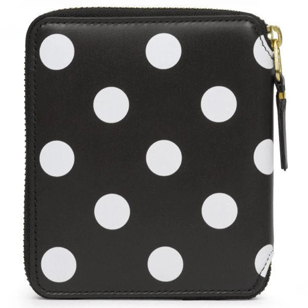 Comme des Garcons Polka Dots Wallet Black