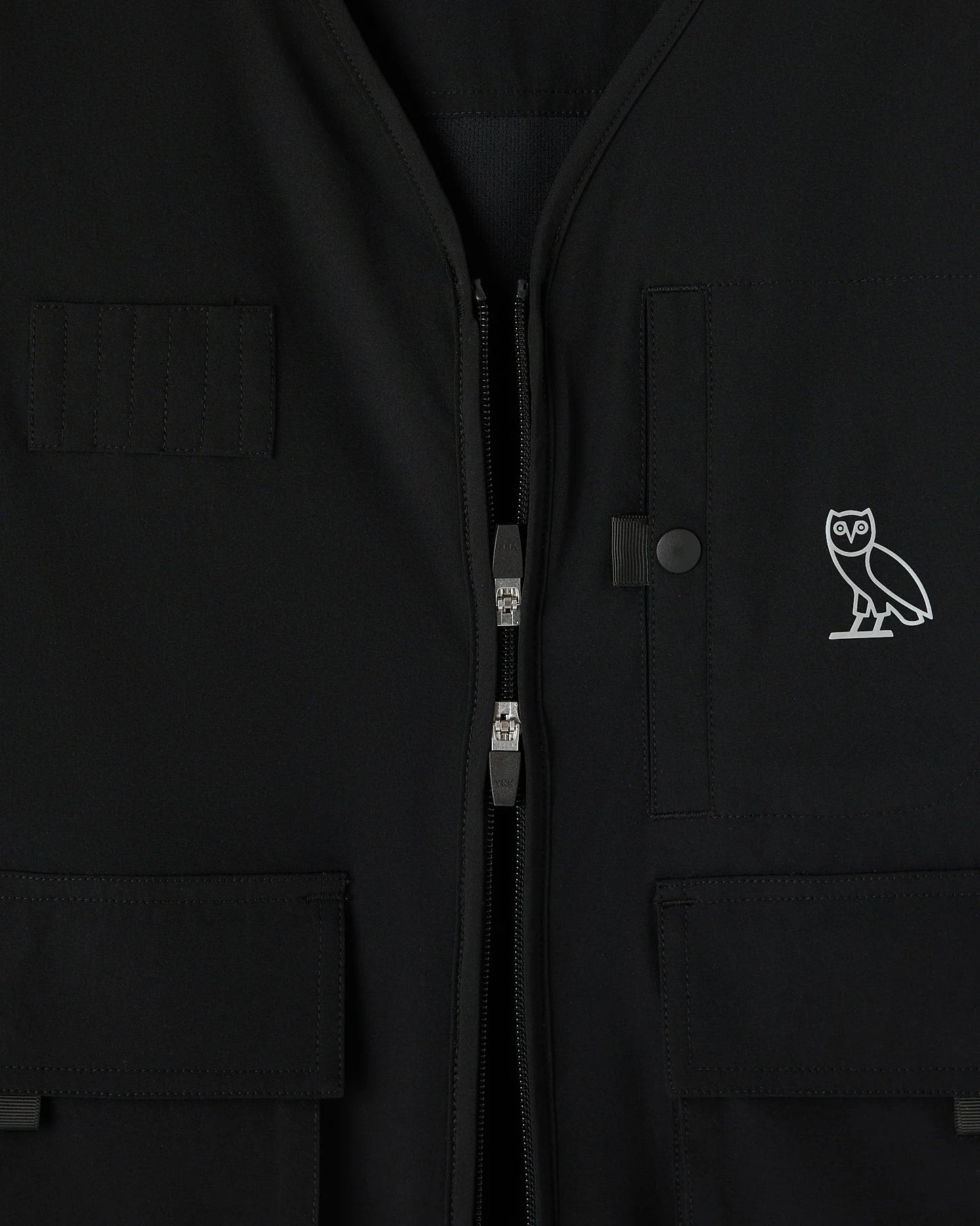 OVO Golf Stretch Nylon Vest Black