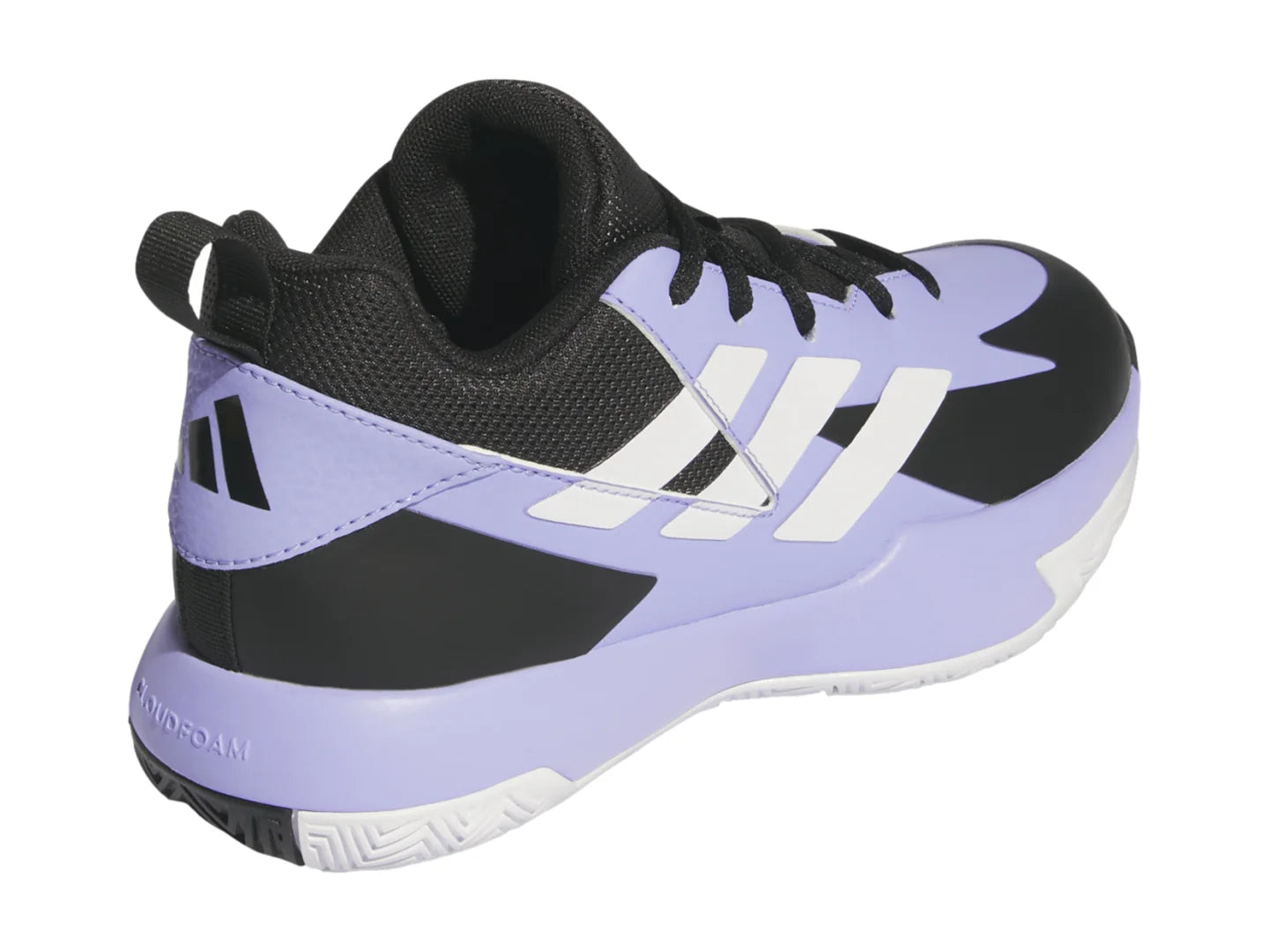 Tenis Adidas Morado y Negro para Niño