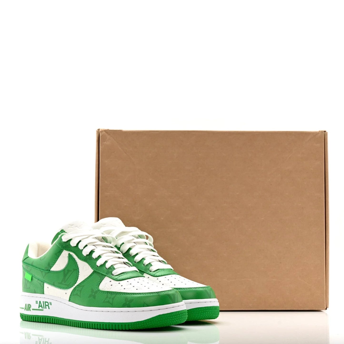 Louis Vuitton x Nike Air Force 1 Low By Virgil Abloh White Green