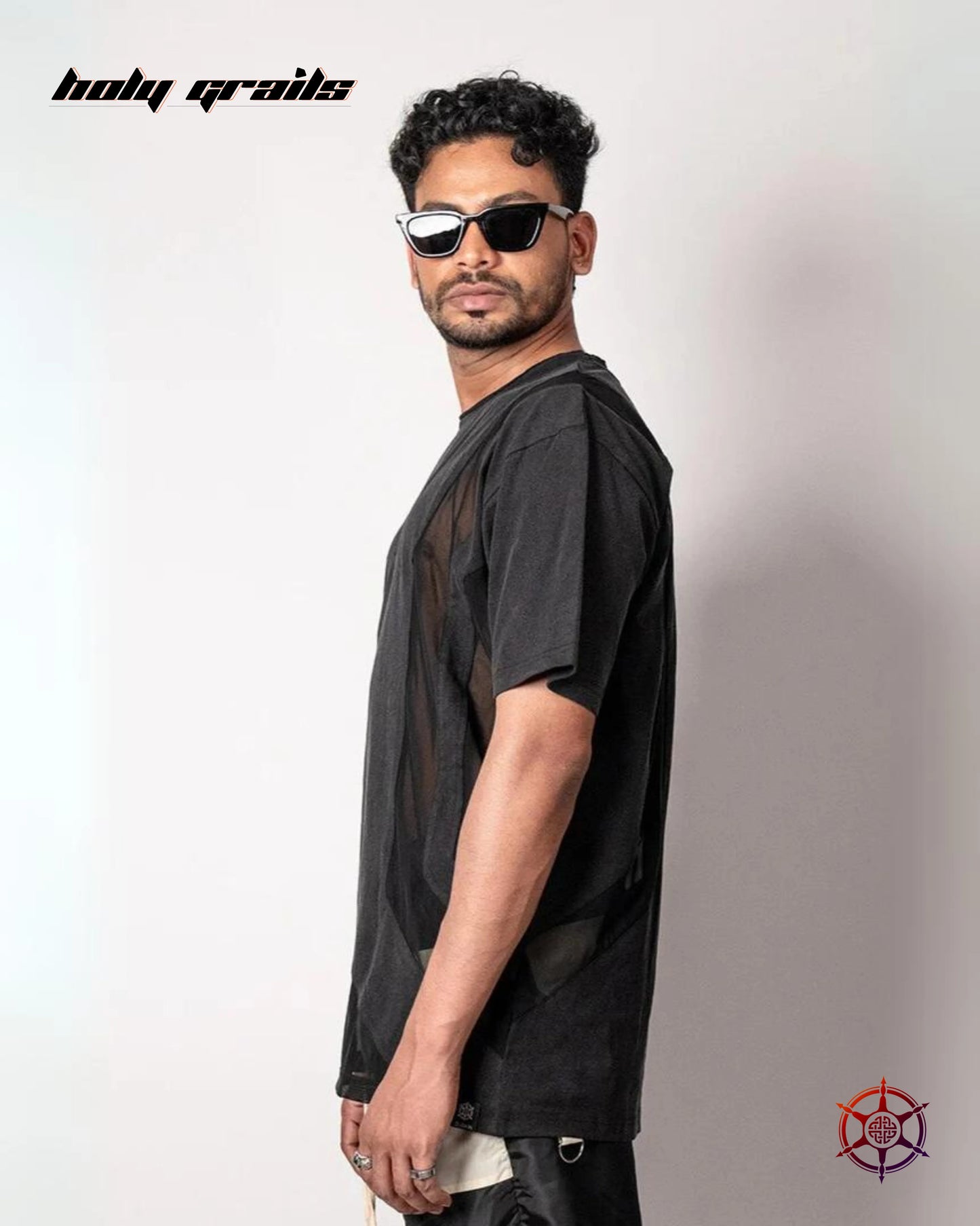 Carbon Veil Oversized Tee HG x Duskin