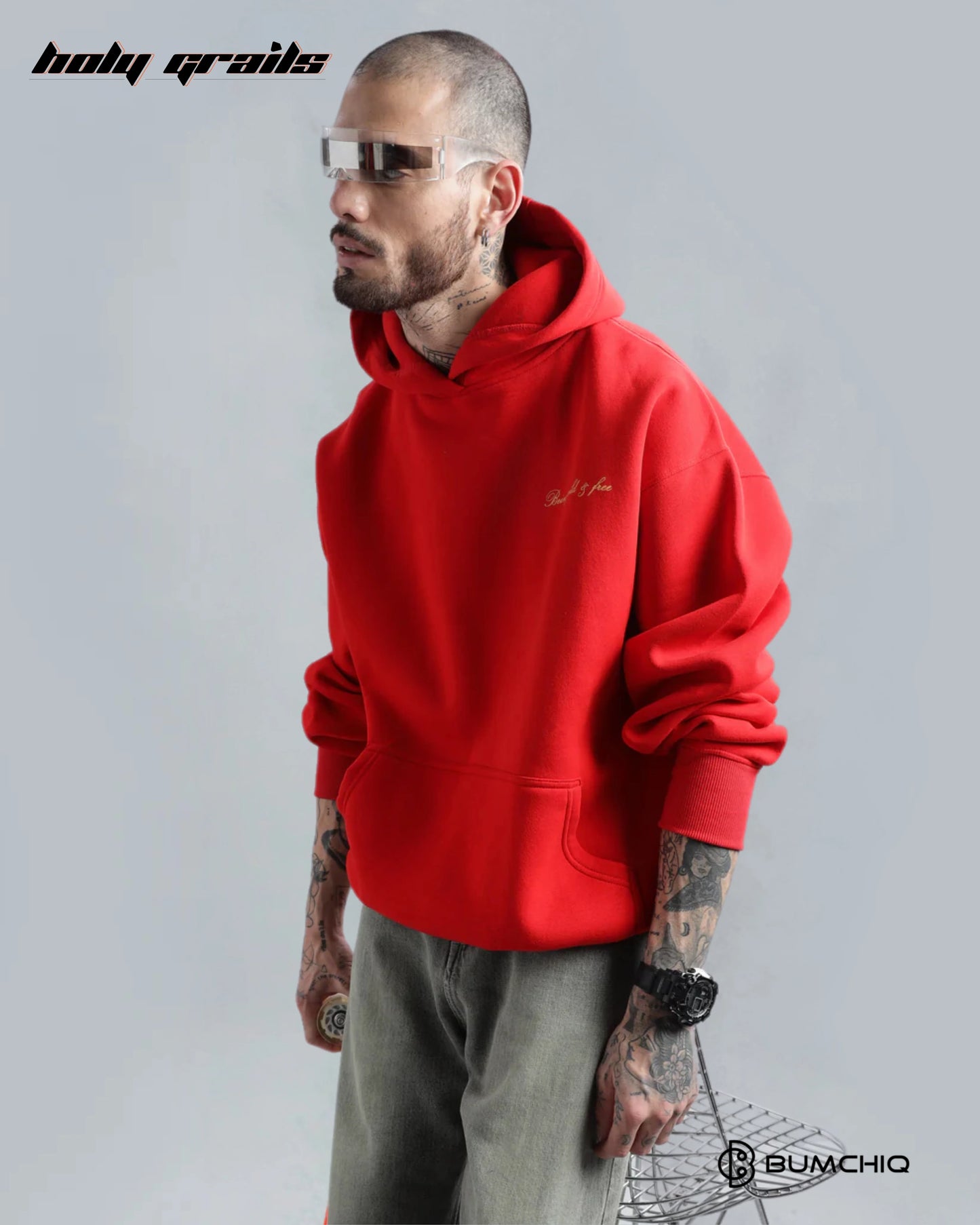 Desert Drifters Red Hoodie HG x Bumchiq