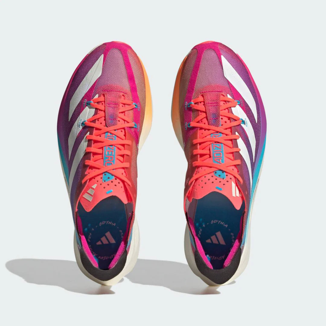Adidas Adizero Adios Pro 3 Signal Pink Cyan