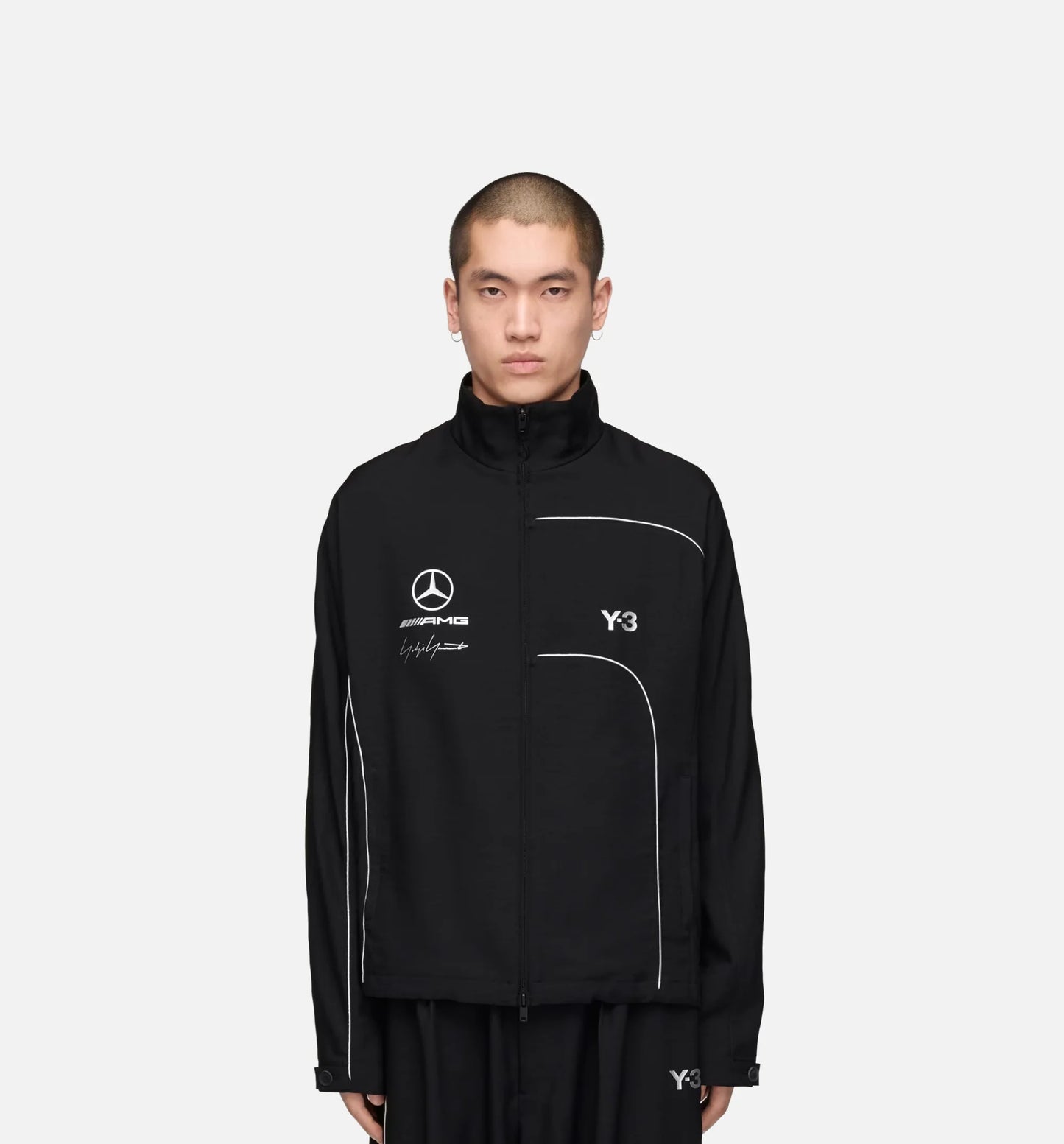 Mercedes Track Mens Jacket Black