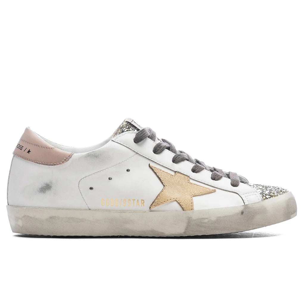 Womens Super Star White Platinum Yellow