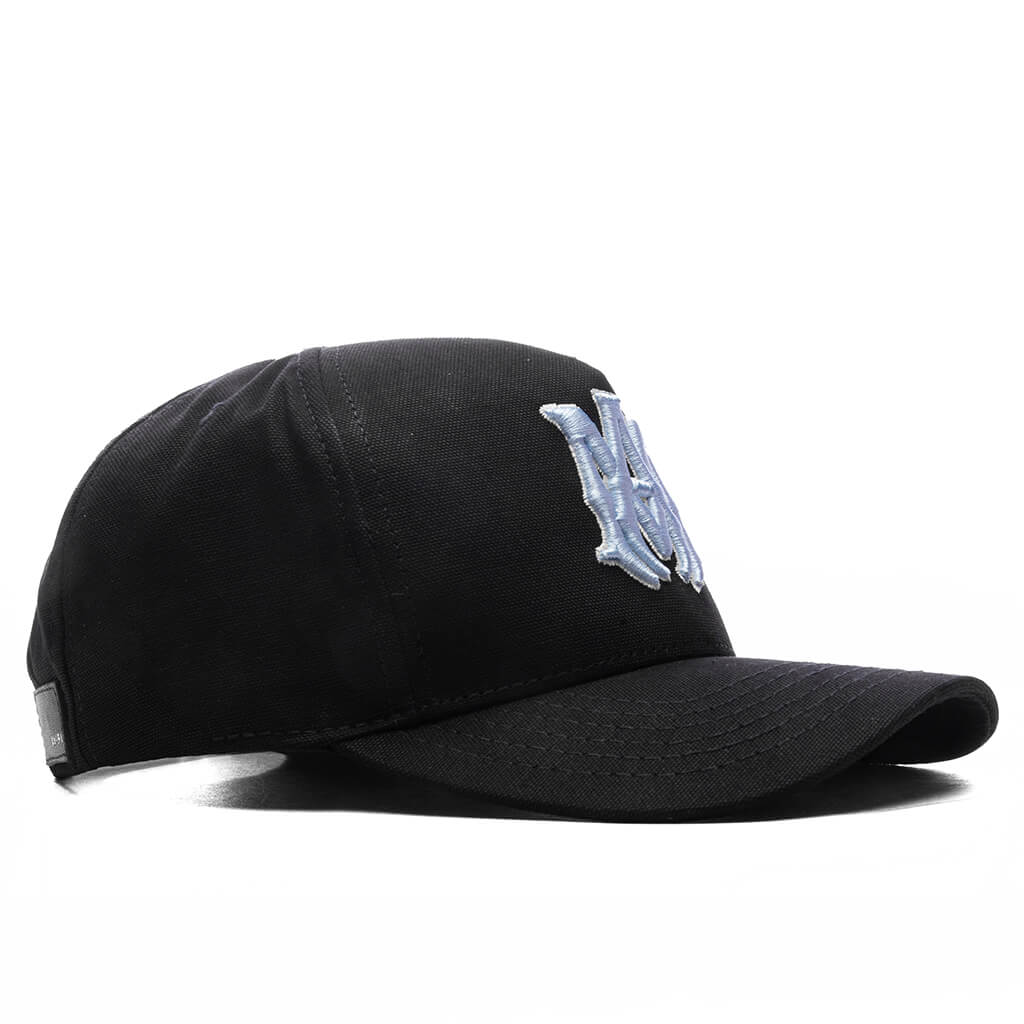 MA Outline Canvas Hat Black Blue
