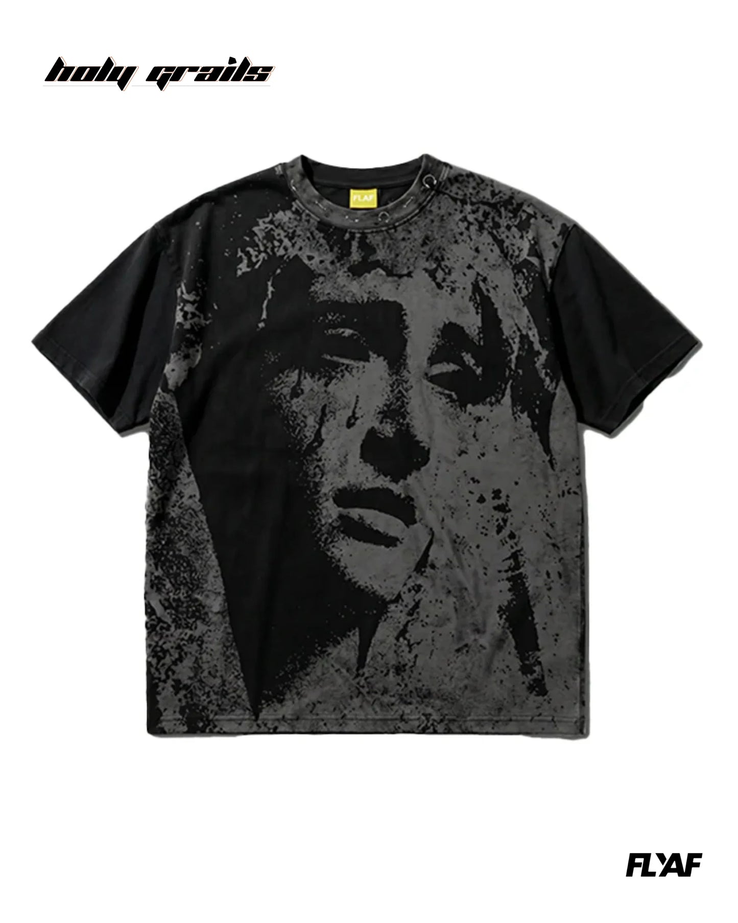 Charcoal Wing Black Tee HG x FLYAF