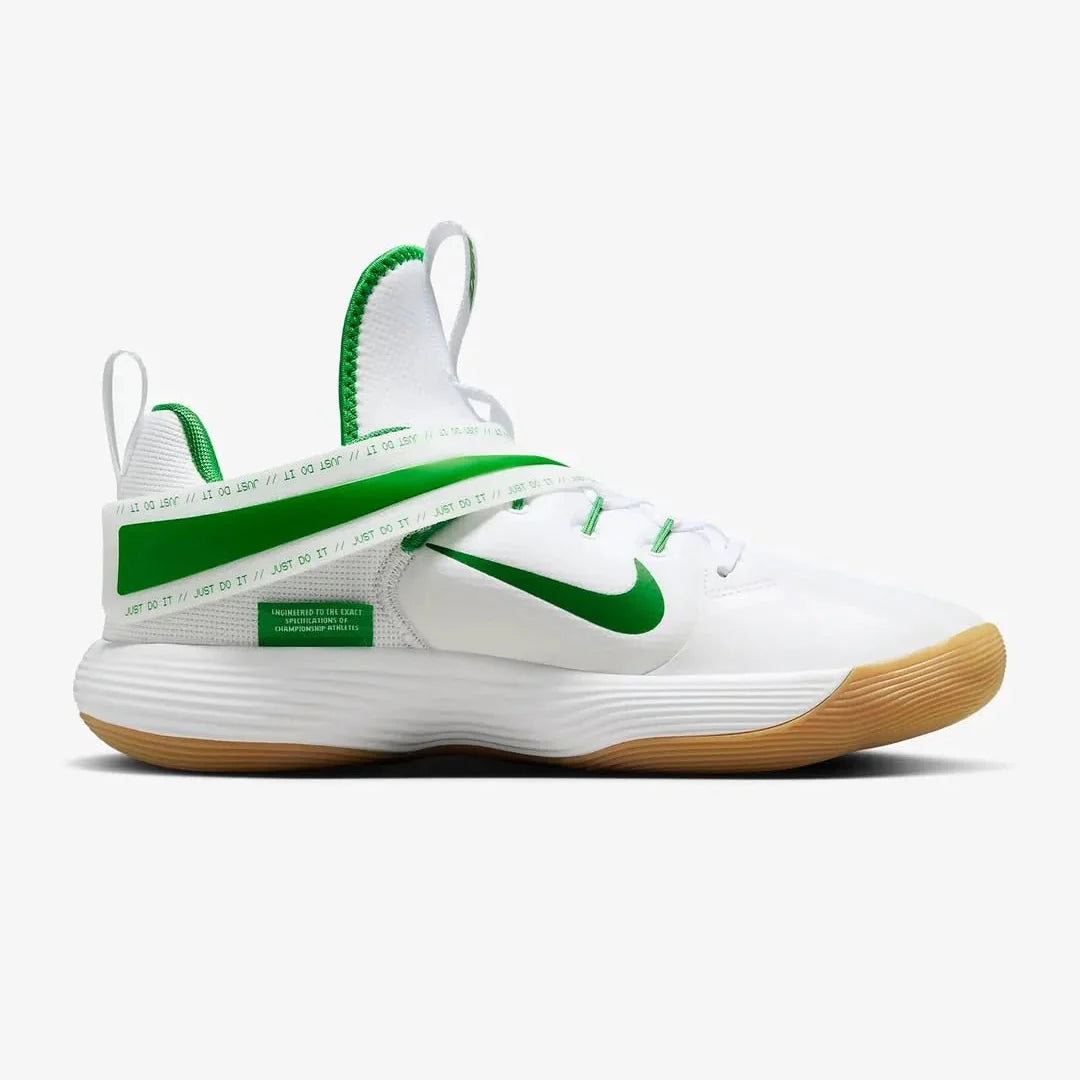 Tênis Nike React HyperSet 1 Vôlei Branco Verde