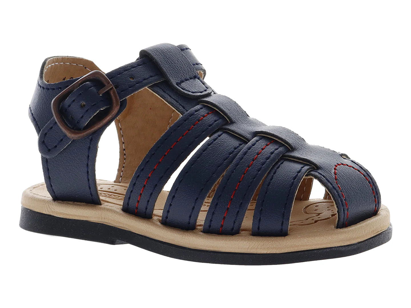 Sandalias Biberones Microfibra Azul para Bebé