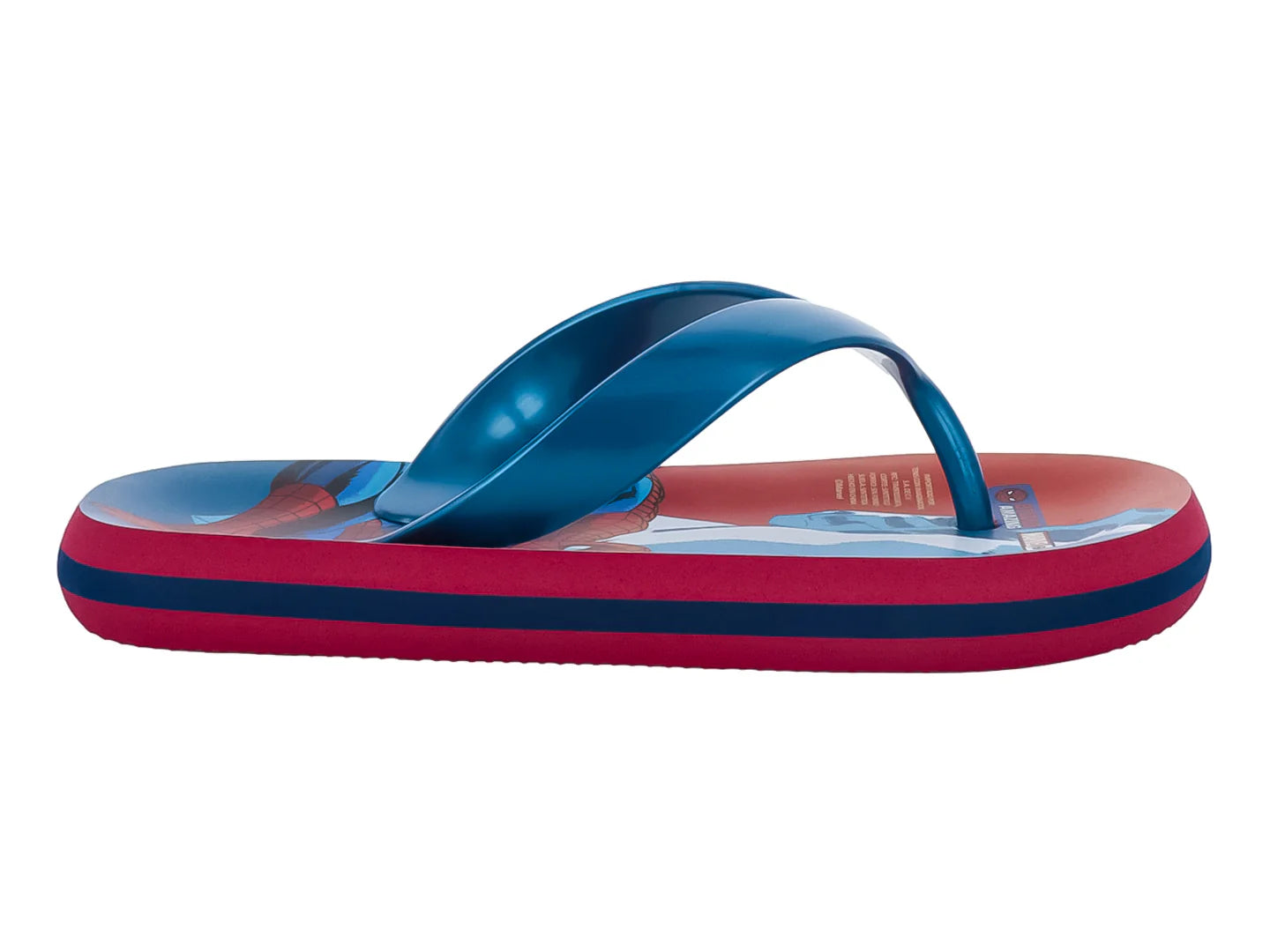 Sandalias Tenis con Imaginacion Spiderman Azul Rojo para Niño