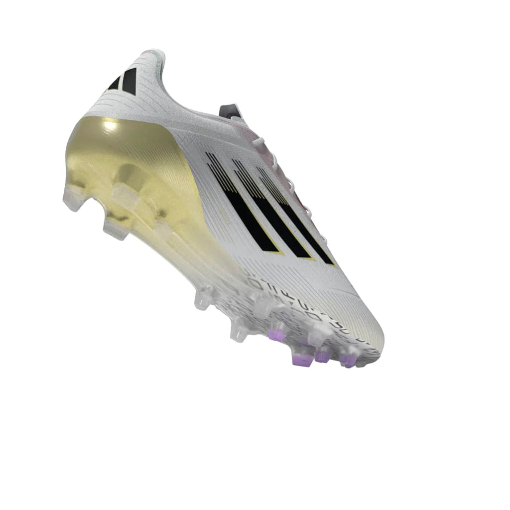 adidas F50 Elite Firm Ground Boots White Black