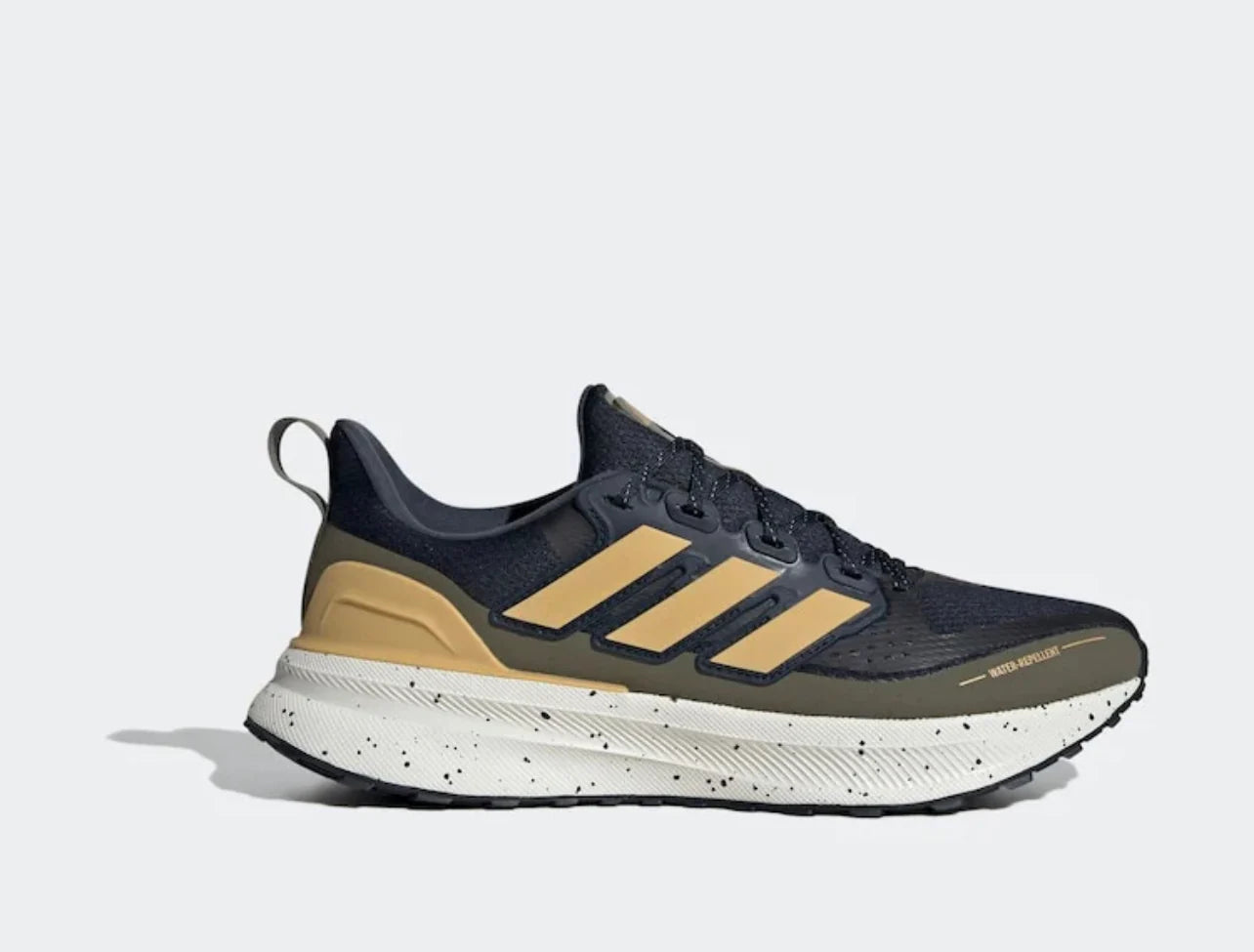 Adidas Runfalcon Edge Homme Baskets Running Confortables Noir Beige