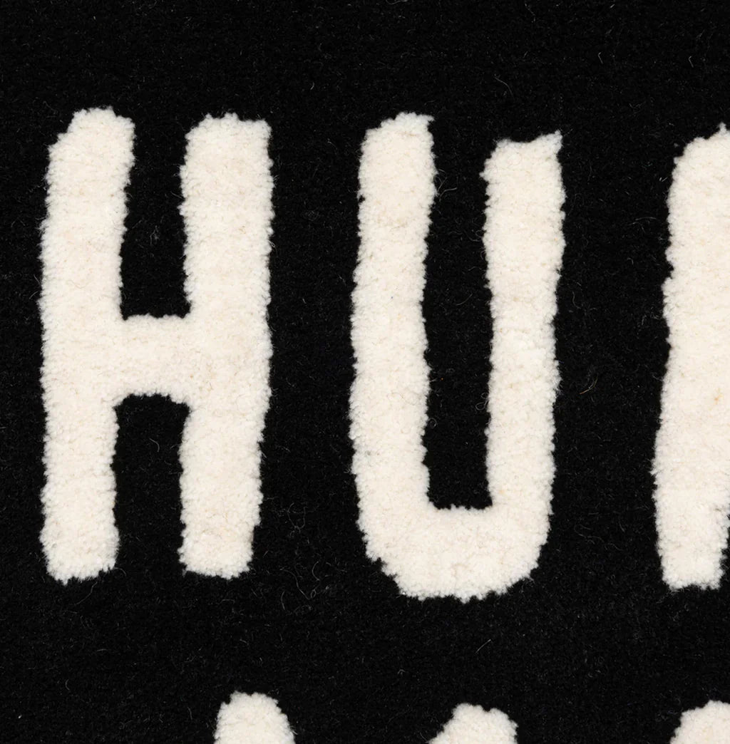 Heart Rug Medium Black