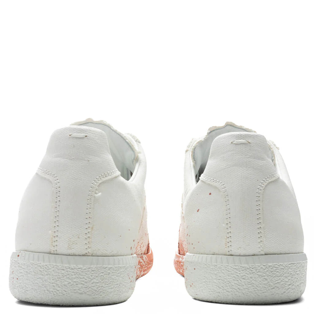 Replica Paint Splatter Sneakers White Coquille