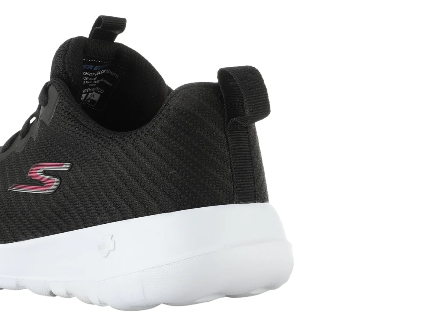 Tenis Skechers Go Walk Joy Negro con Rosa para Mujer