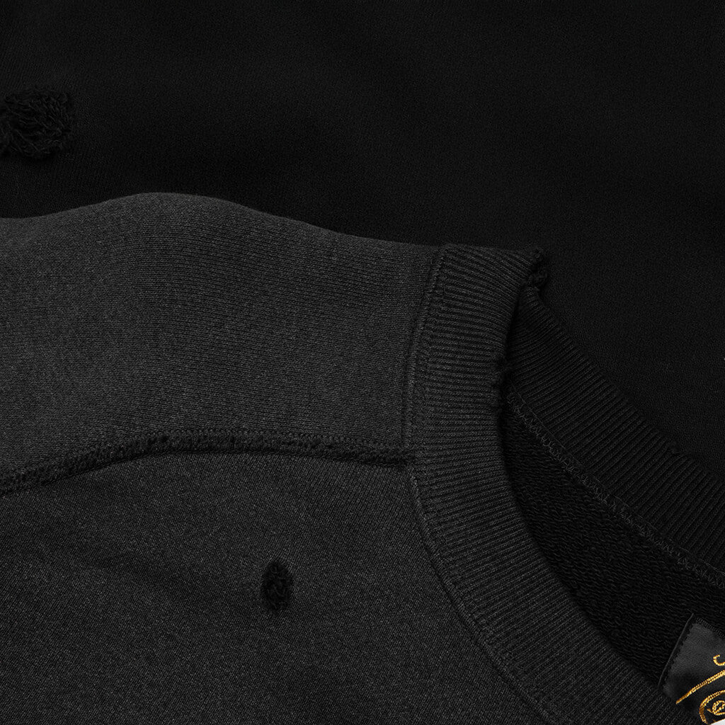 Deconstructed Sweatshirt Black