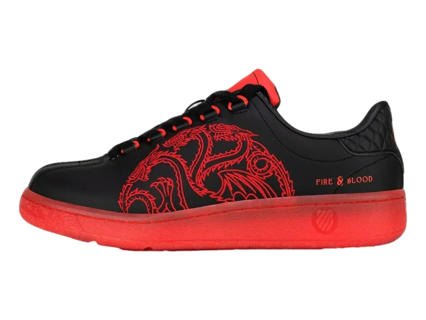 Tenis K Swiss Classic VN GOT Negro con Rojo para Hombre