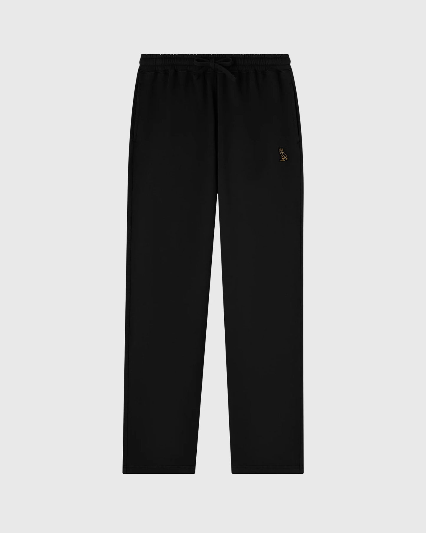 Classic Open Hem Sweatpant Black