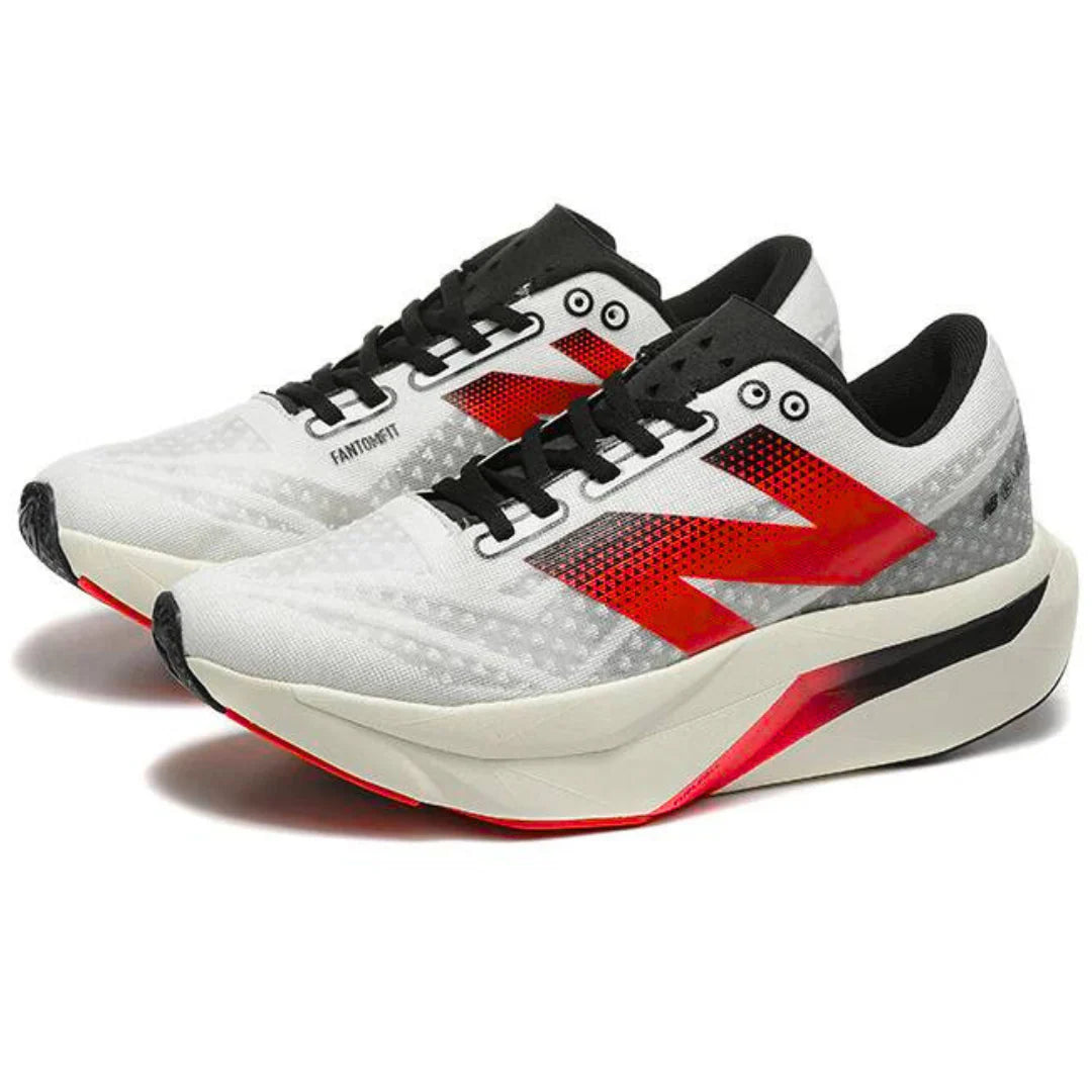New Balance Fuelcell Supercomp Elite V4 Branco Vermelho Preto
