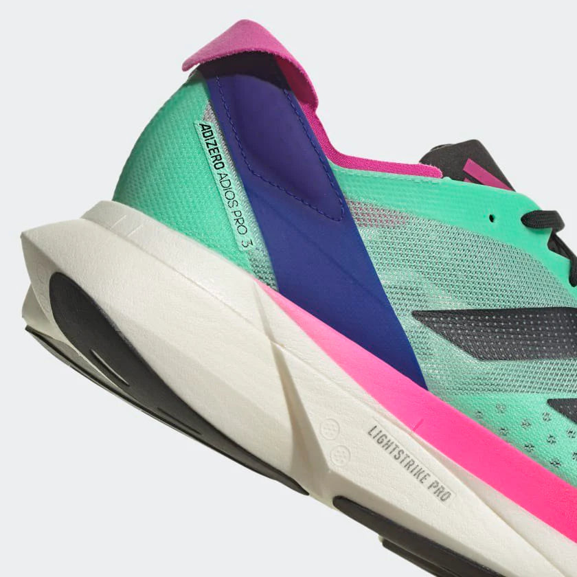 Adidas Adizero Adios Pro 3 Verde Água Preto Rosa