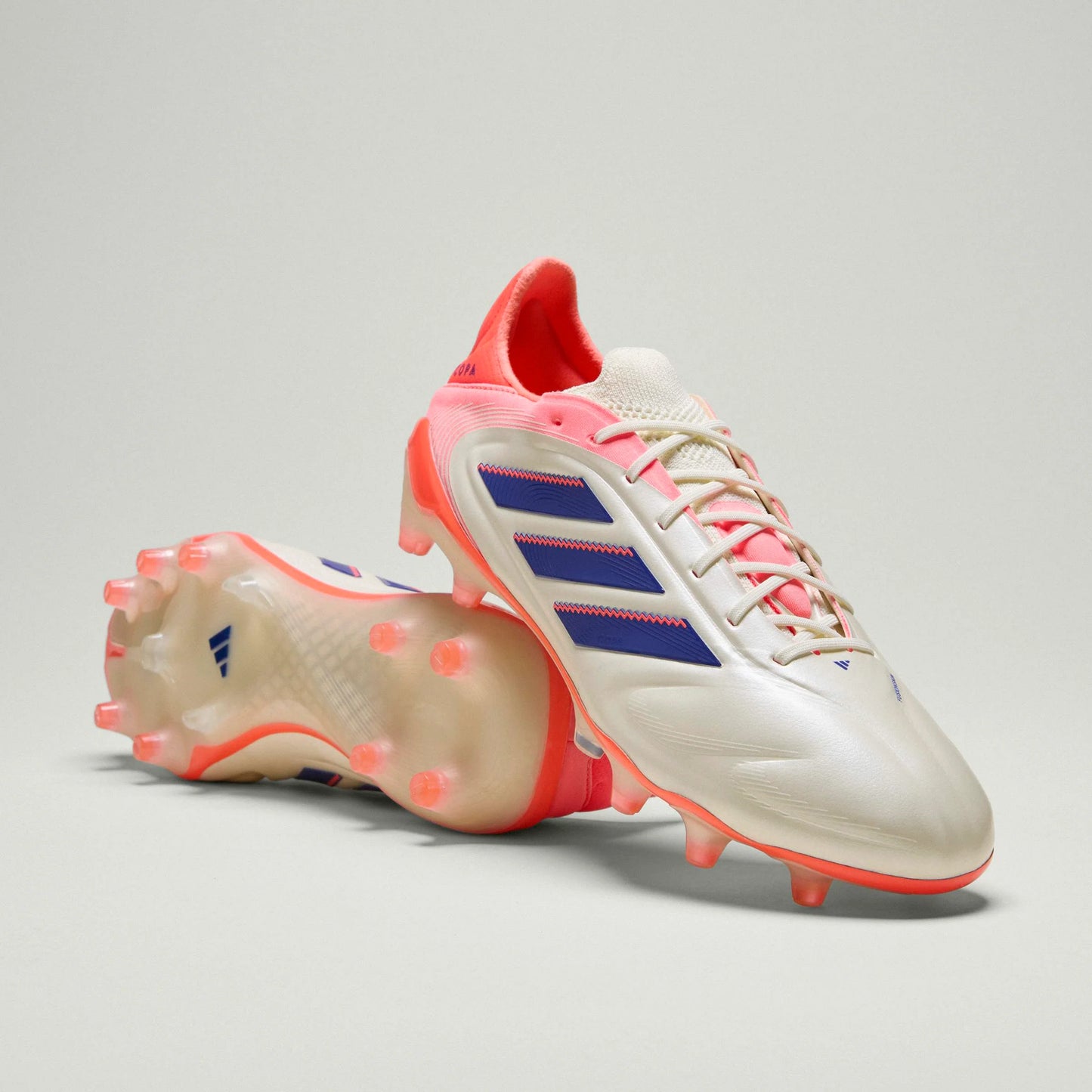adidas Copa Pure III Elite FG Mens Soccer Cleats White Blue Orange