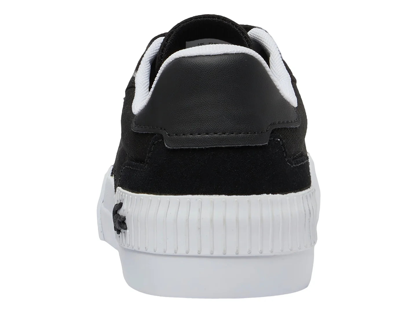 Tenis Lacoste Negro y Blanco para Niño