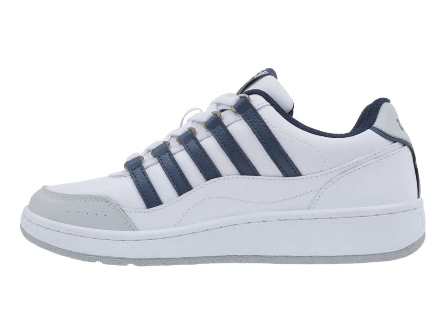 Tenis K Swiss Gravity Blanco Azul Marino y Gris para Hombre