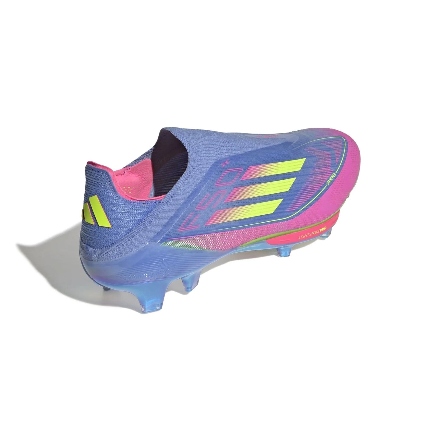 adidas F50 FG Mens Soccer Cleats Blue Fusion Lemon Pink