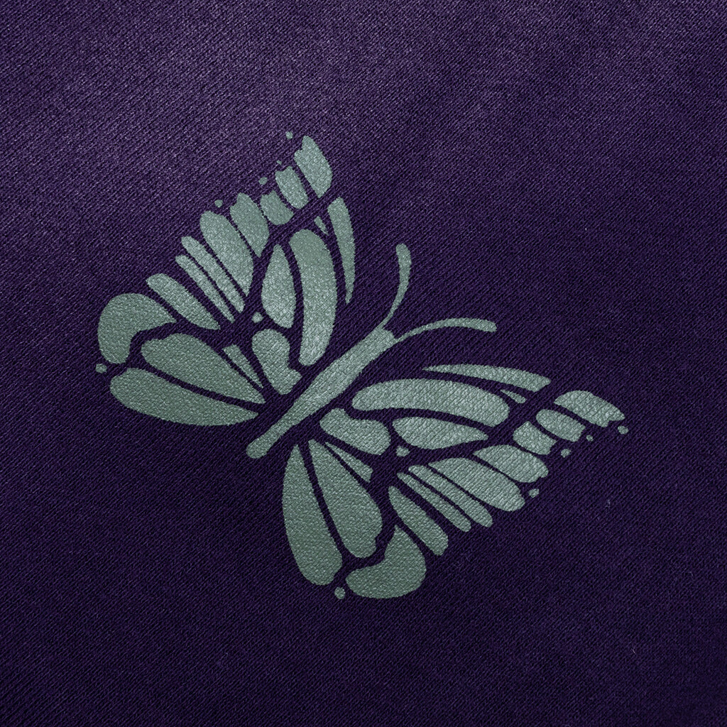Cotton French Terry Deconstructed Sweatpant Purple