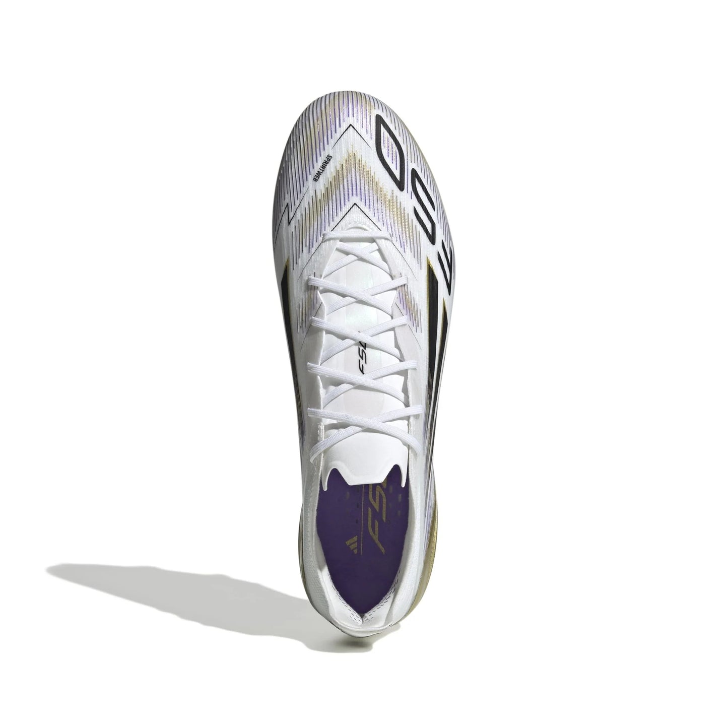 adidas F50 Elite Firm Ground Boots White Black