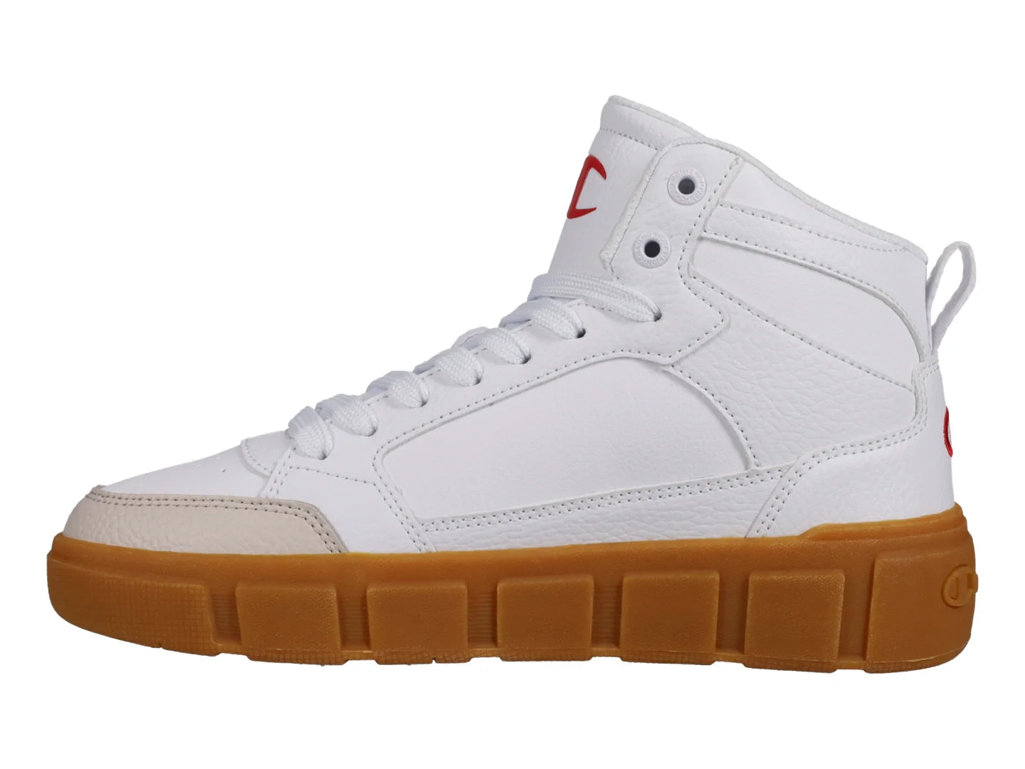 Tenis Champion Drome Ventor HI Blanco y Rojo para Mujer